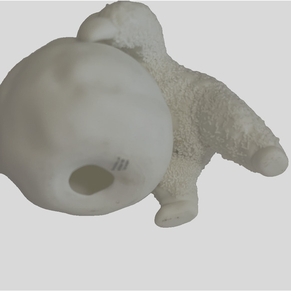 DEPT 56 SNOWBABIES PORCELAIN FIGURINE "I'M MAKING SNOWBALLS!" No Box READ - Picture 8 of 13